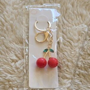Cherries Bag Charm Keychain